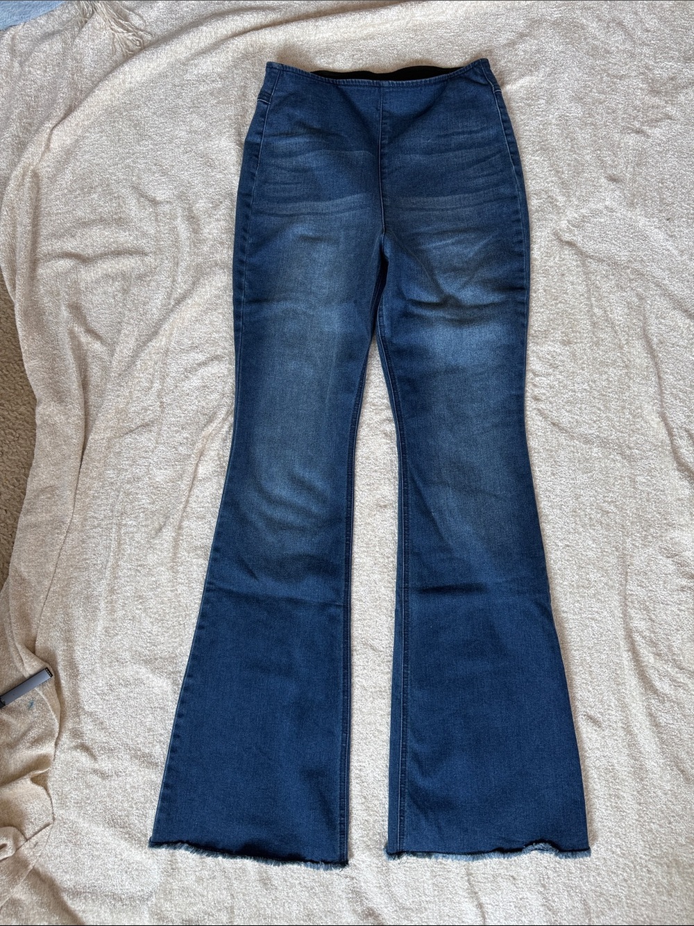 Dark Blue Flare Women's Jeans